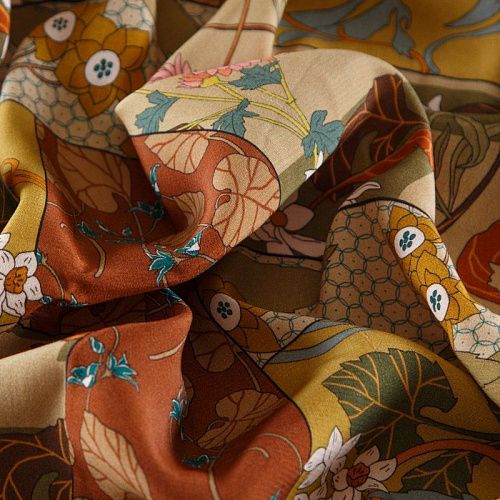 Вискоза 009-12362 мультиколор принтованный