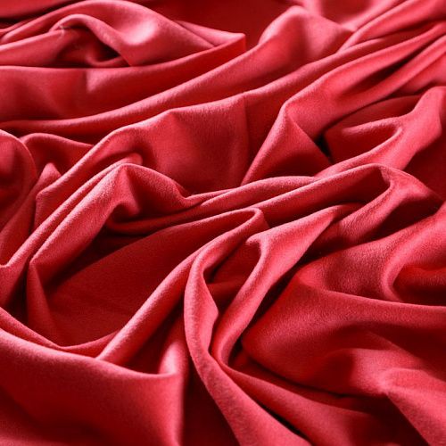 Кашемир 022-05197 клубничный однотонный