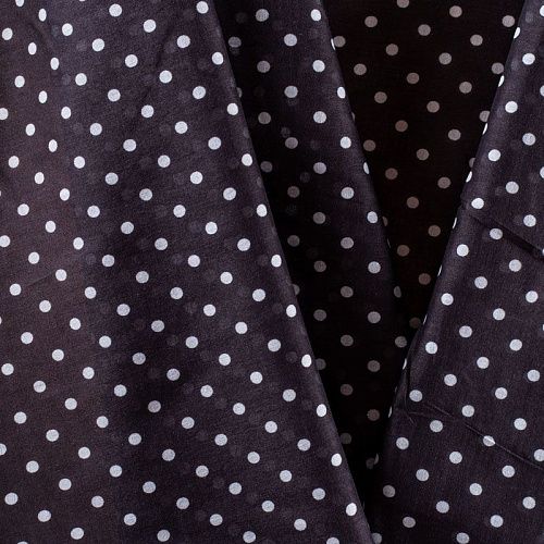 Батист 003-1022 черный принтованный