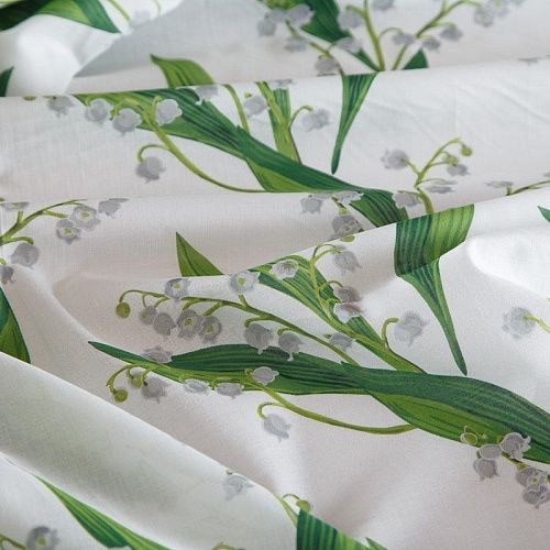 Батист 003-16552 белый принтованный