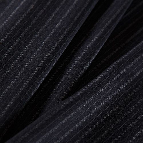 Ткань костюмная 025-14659 черный принтованный