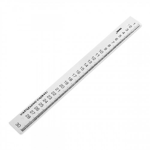 Линейка закройщика 30 см пластик ЛЗ-30
