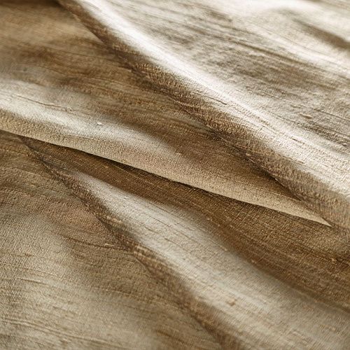 Дикий шелк 016-04751 золотисто-бежевый однотонный