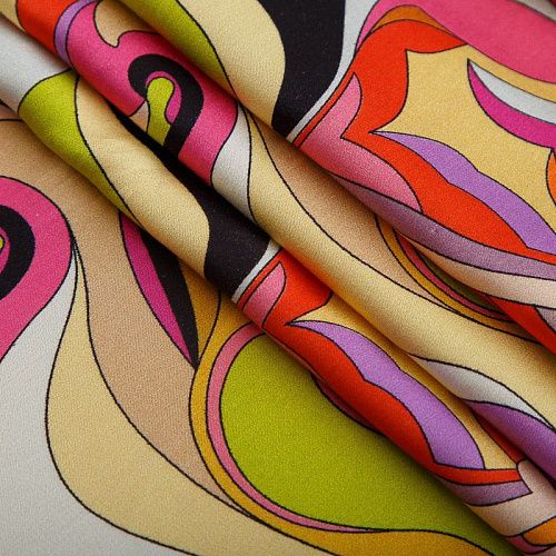 Шелк-штапель 069-18311 фуксия мультиколор