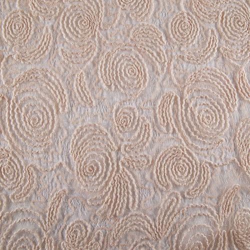 Вышивка на сетке 050-19074 пудрово-персиковый