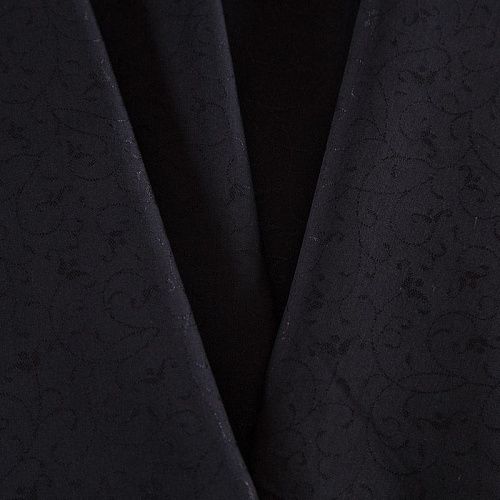 Хлопок Bottega Veneta 063-16281 черный жаккардовый