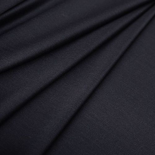 Шерсть костюмная 025-19938 черный однотонный