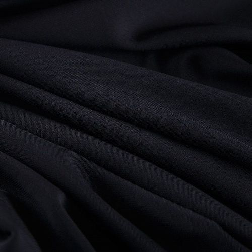 Трикотаж 056-16688 черный однотонный