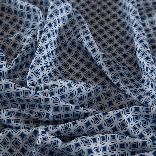 Вискоза 009-16091 белый принтованный