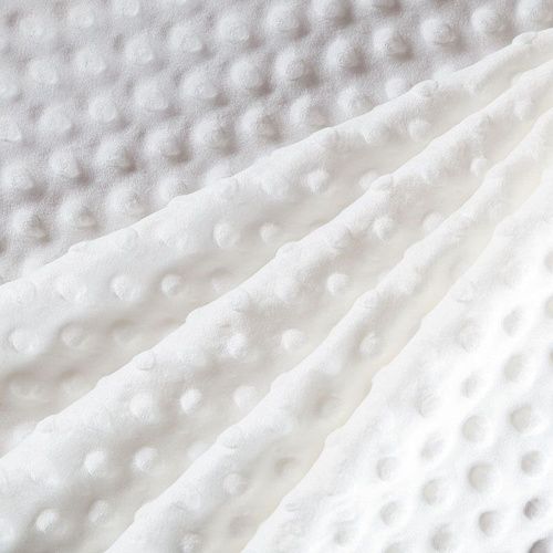 Плюш Minky 044-05472 молочный однотонный