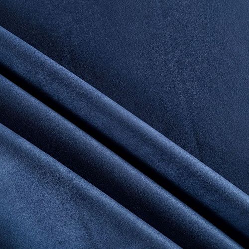 Замша-джерси 018-02361 синий однотонный