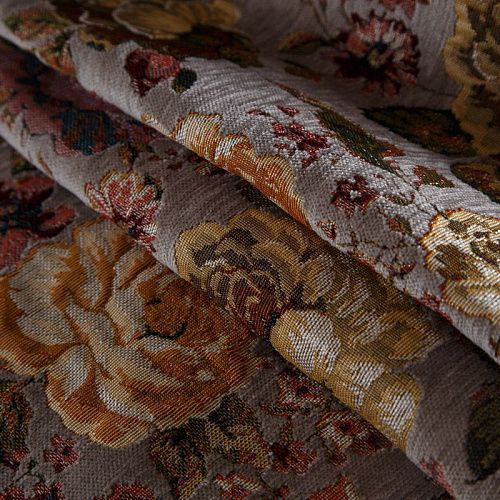 Гобелен 22-02-14479 серый принтованный