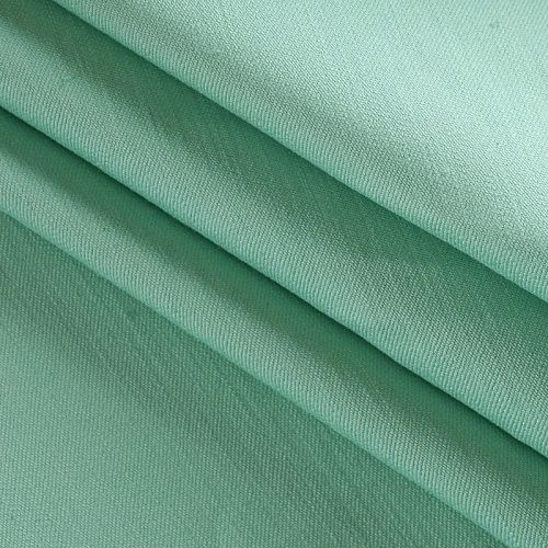 Джинс стрейч 015-11878 мятно-зеленый однотонный