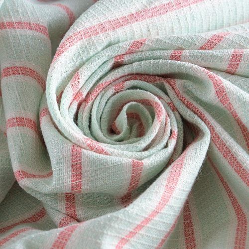 Хлопок с люрексом 063-11775 разбеленный мятный