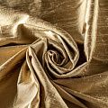 Дикий шелк К16-072 золотисто-оливковый однотонный