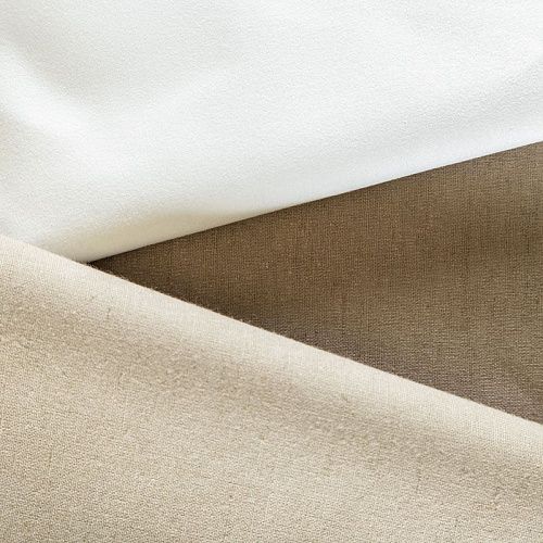 Ткань портьерная блэкаут 19-02-03976 серо-коричневый однотонный