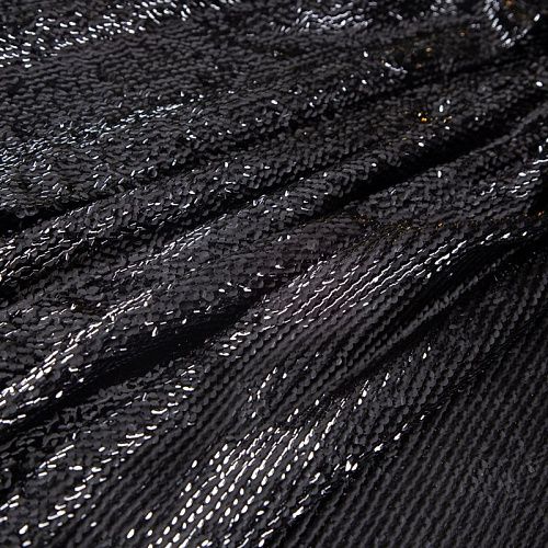 Пайетки на сетке 050-19861 черный