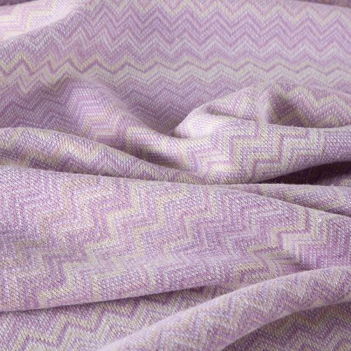 Трикотаж шерстяной вязаный Missoni 056-19777 молочно-сиреневый