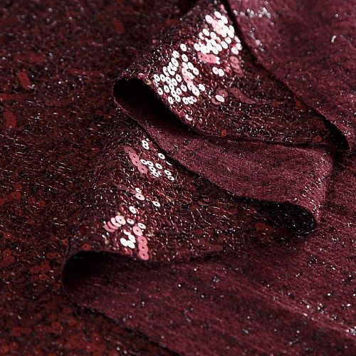 Твид с пайетками Dolce&Gabbana 052-19147 винный