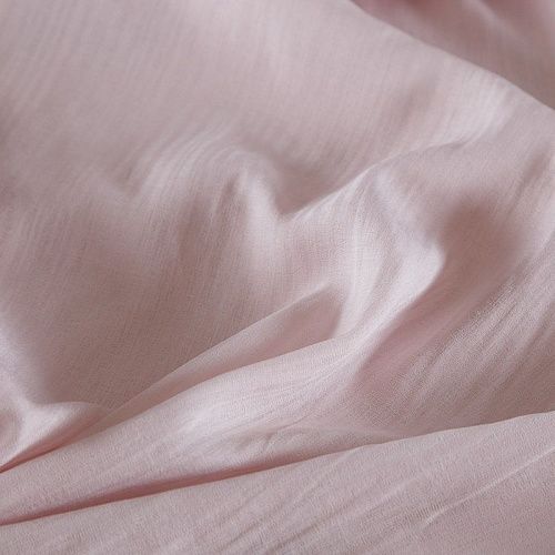 Ткань плательно-рубашечная 049-17565 разбеленный розовый однотонный