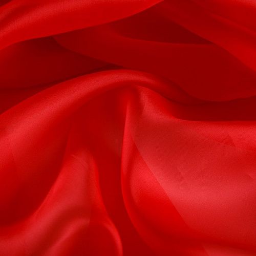 Органза шелковая Versace 039-16310 красный