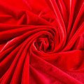 Бархат 002-02012 красный однотонный