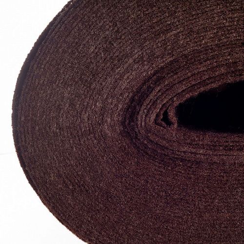 Фетр К33-625 темно-коричневый однотонный