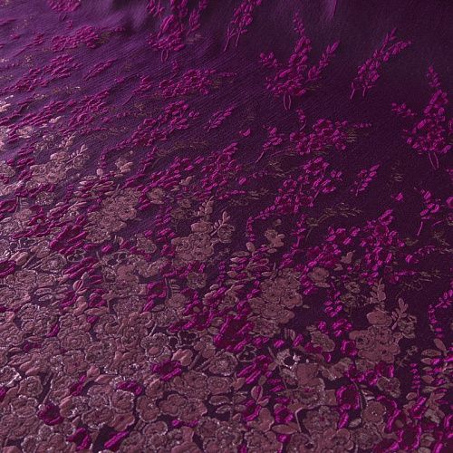 Жаккард купон 017-19214 пурпурный