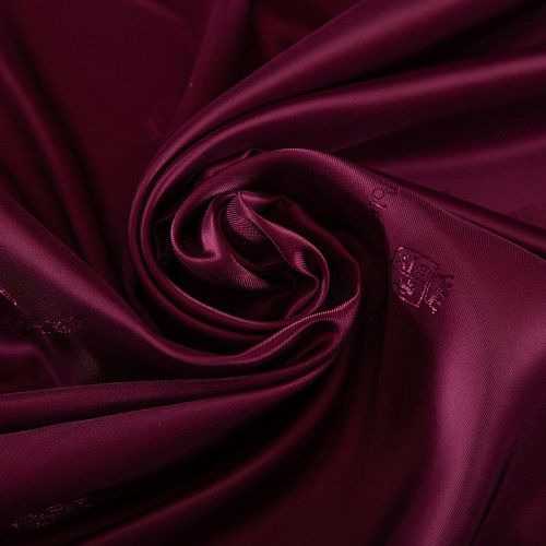 Ткань подкладочная 045-12994 марсала жаккардовый