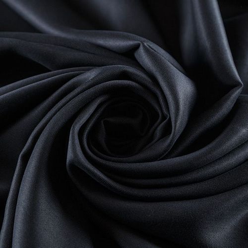 Твил-тенсел 053-09673 черный однотонный