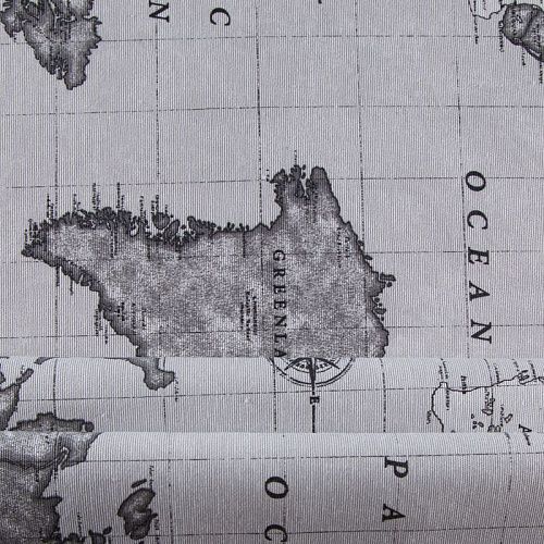 Ткань портьерная H-280 см 19-02-15862 светло-серый принтованный