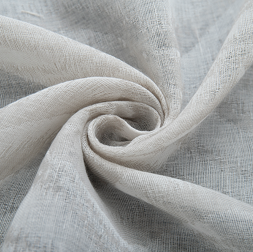 Тюль лен H-300 см 05-01-15432 бежевый