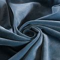 Бархат 002-11884 серо-синий однотонный