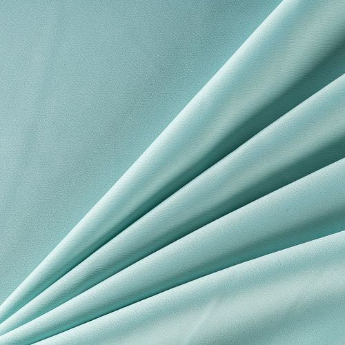 Креп-сатин стрейч К33-842 мятный однотонный