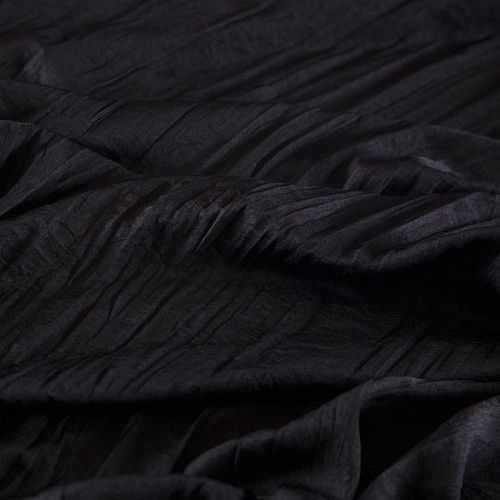 Шелк-жатка синтетический  065-17666 черный однотонный