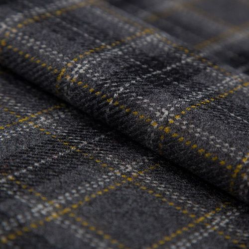 Шерсть Balenciaga 066-19230 серый клетка