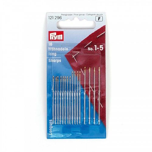 Иглы Prym для шитья ручные №1-5 16 шт 121296
