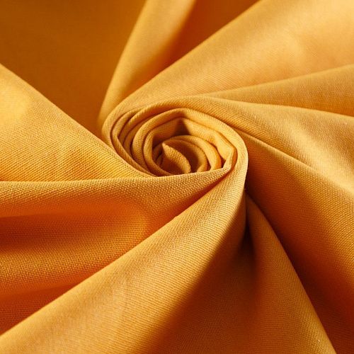 Лен-вискоза 035-13111 облепиховый однотонный