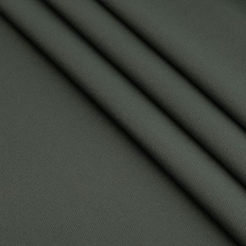 Ткань плащевая стрейч 042-20786 камуфляжный зеленый однотонный