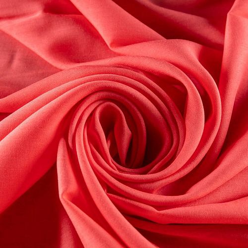 Штапель К33-623 col.9 коралловый однотонный