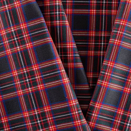 Ткань костюмная 025-01900 черный принтованный