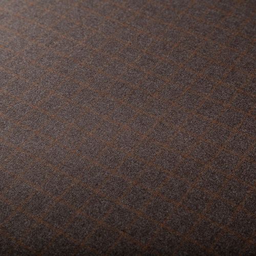 Шерсть костюмная 025-19971 коричневый клетка