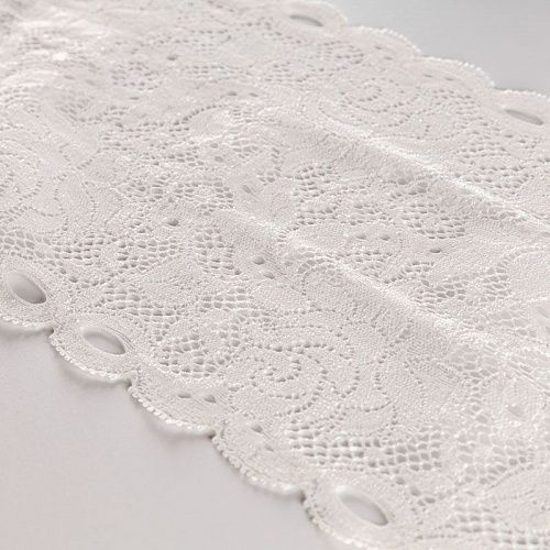 Кружево эластичное 170 мм Ф01-0300 белый