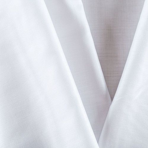 Ткань сорочечная 063-07829 белый однотонный