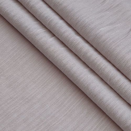 Ткань плательно-рубашечная 049-17561 серо-бежевый однотонный
