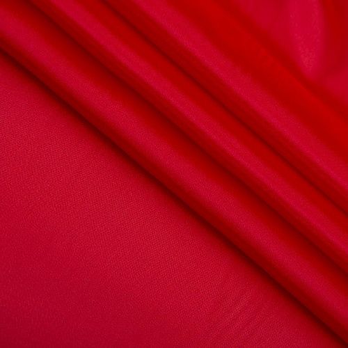 Перл шифон 068-19392 алый однотонный