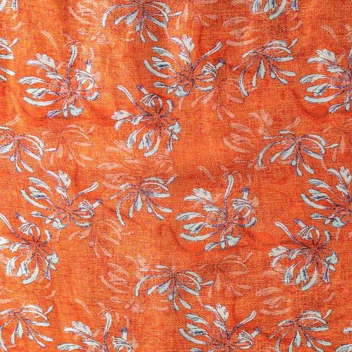 Бемерия снежная К27-153 красно-коралловый принтованный