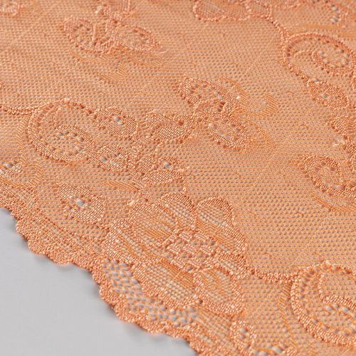 Кружево эластичное 200 мм Ф01-0173 персиковый