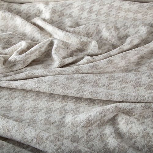 Трикотаж шерстяной вязаный 056-19826 молочно-бежевый