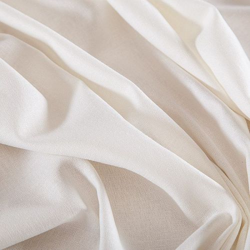 Лен-вискоза стрейч 035-18748 теплый белый